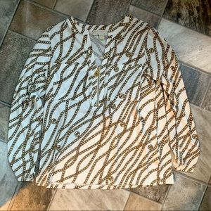 Michael Kors long sleeve blouse